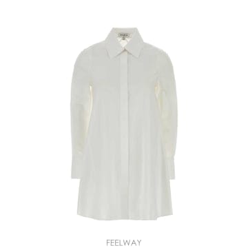 Alaia [X45]�˶��̾� AA9C1022T611D 000 ���� ���� ���� ����콺 White poplin shirt[X45]�˶��̾� AA9C1022T611D 000 ���� ���� ���� �����
