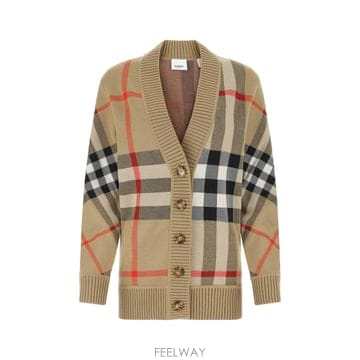 [X45]버버리 8039153 A7026 여성 스웨터 니트 가디건 Embroidered polyester b