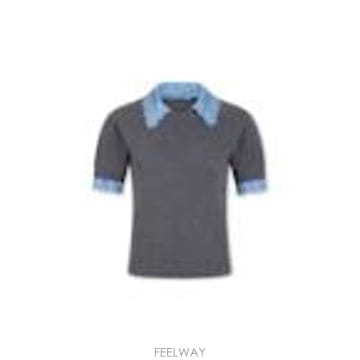 [G95]라반 26AMPU103ML0622M918 여성 니트 풀오버 스웨터 가디건 KNITTED T SHIR