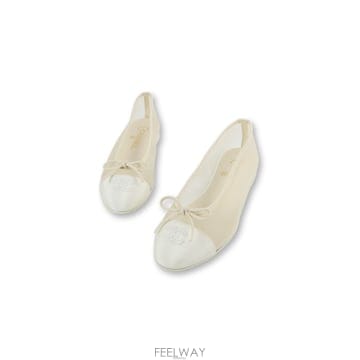 샤넬 발레리나 메쉬 플랫슈즈