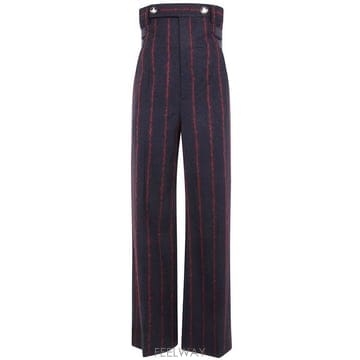26FW 비비안웨스트우드 스트레이트 팬츠 1F01001M W01NF P211 CHARCOAL RED