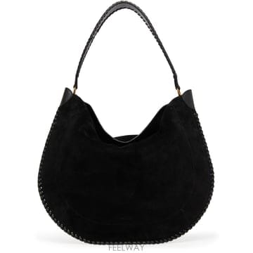 Isabel Marant ���Ϲ߼� ���ں����� Oskan Hobo Soft shoulder bag with braided edges���Ϲ߼� ���ں����� Oskan Hobo Soft shoulder bag with 