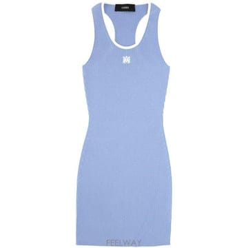 26FW 아미리 미디 원피스 AW326CA003 002G SKYLINE BLUE