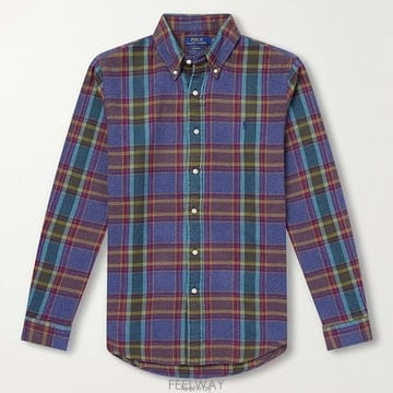 Ralph Lauren 26 FW ���� �����η� ��ư�ٿ�Į�� Ÿ�Ӹ��� �ǴϽõ� üũ ��ư �ö��� ����26 FW ���� �����η� ��ư�ٿ�Į�� Ÿ�Ӹ��� �ǴϽõ� ü