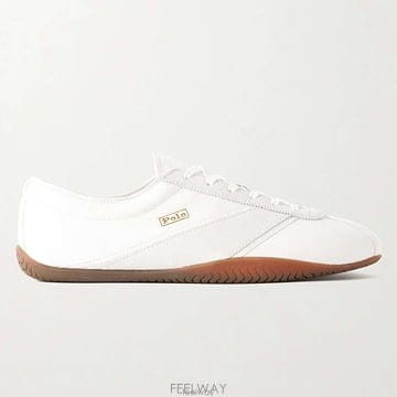 랄프로렌 화이트 레이서 스니커즈