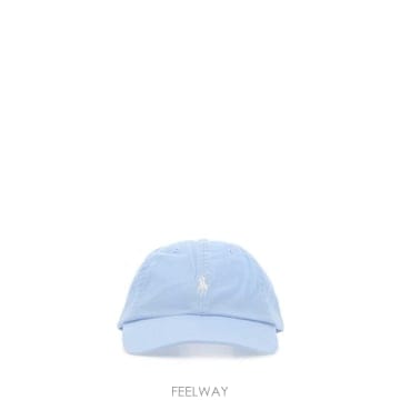 26FW 폴로 랄프로렌 클래식 로고 자수 스포츠 볼캡 710667709 082 Light Blue