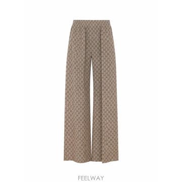 26FW 구찌 프린트 실크 레저 팬츠 A003ZB ZAVRI2270 Beige