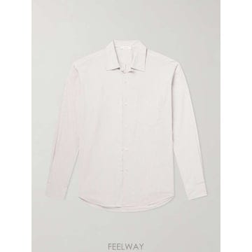 더 로우 VANJA CONVERTIBLECOLLAR 스트라이프 코튼 B0082307295