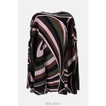 26 F/W 에밀리오 푸치 쇼츠 실크 크레페 드 신 CAFTAN 6U B0032305634