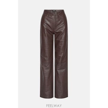 26 F/W 로테이트 스트레이트 레더 팬츠 11701216671667 B0032289277