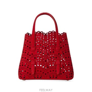 Alaia �׶�����Ÿ �ؿ� �˶��̾� ���� MINA 20 LEATHER HANDBAG AA1S06720CA322856�׶�����Ÿ �ؿ� �˶��̾� ���� MINA 20 LEATHER HANDBAG 