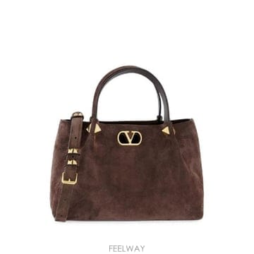 Valentino �׶�����Ÿ �ؿ� �߷�Ƽ�� ����ٴ� ���� VLOGO SIGNATURE SMALL SUEDE LEATHER TO�׶�����Ÿ �ؿ� �߷�Ƽ�� ����ٴ� ���� VLOGO SIGNATURE