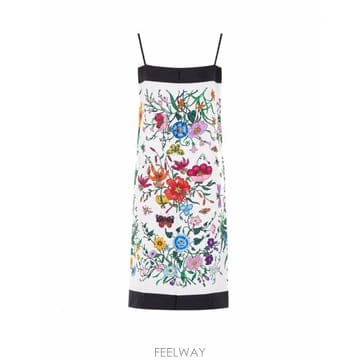 GUCCI 26FW ���� ����Ʈ ��ũ Ʈ�� �巹�� 874124 ZAU959097 Multicolor26FW ���� ����Ʈ ��ũ Ʈ�� �巹�� 874124 ZAU959097 Mul
