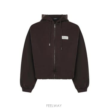 자크뮈스 로고 코튼 후드