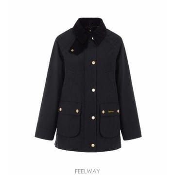 26FW 바버 모던 비드넬 왁스 재킷 LWX1402 BK71 Black