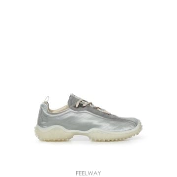 26FW 미우미우 버블 테크니컬 패브릭 및 스웨이드 스니커즈 5E806E 3M0KF0424 NUBE