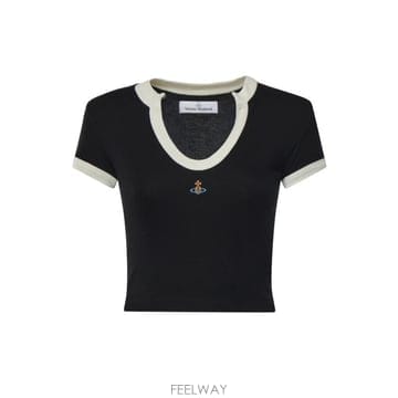 ViVienne westwood 26FW ���ȿ���Ʈ��� �׷��� ����Ʈ ž Ƽ���� 1G01001F J00BON401 BLACK26FW ���ȿ���Ʈ��� �׷��� ����Ʈ ž Ƽ���� 1G01001F