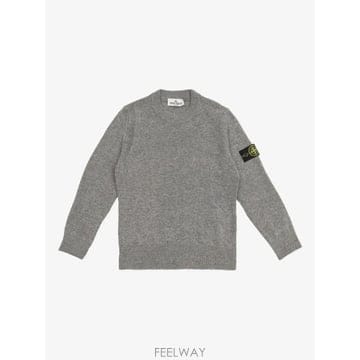 스톤 아일랜드 로고-패치 크루넥 스웨터 (KIDS 상품) L2S16 B0302307520