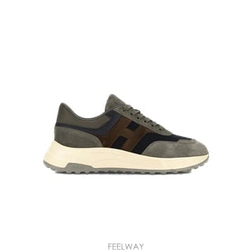 호간 HOGAN HYPERLIGHT 그레이 블루 브라운 스니커즈 H B0302307546