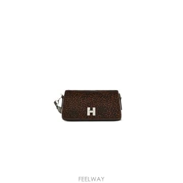 호간 HOGAN HTURN 미니 브라운 플랩 백 KBW01YC010 B0302307556