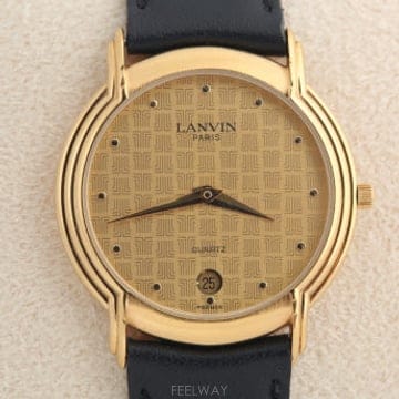 프랑스 랑방 파리스 LANVIN Paris 화이트 다이얼 쿼츠 시계