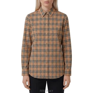 26 F/W 버버리 엠마 코튼 체크 셔츠 8127758B9368 B0022293692