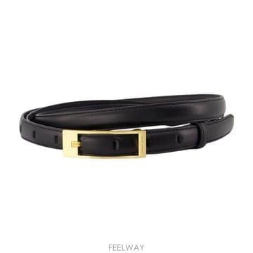 26 F/W 애니빙 더블 ELLY 벨트 ANINE 빙 레더 블랙 A- B0732289530