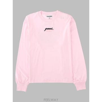 26 F/W 가니 티셔츠 A MANICA LUNGA 콘 로고 E ST B0042271785