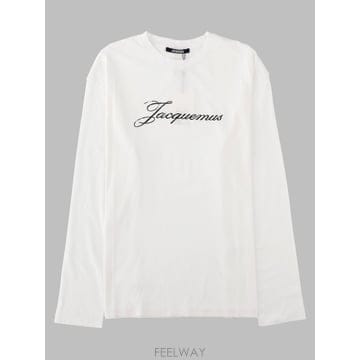 26 F/W 자크뮈스 티셔츠 A MANICHE LUNGHE 콘 로고  B0042273067