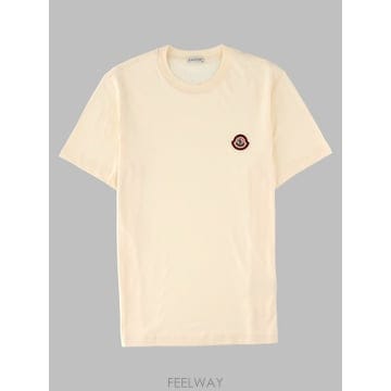 26 F/W 몽클레어 티셔츠 콘 패치 로고 L20918C00045_8 B0042274458