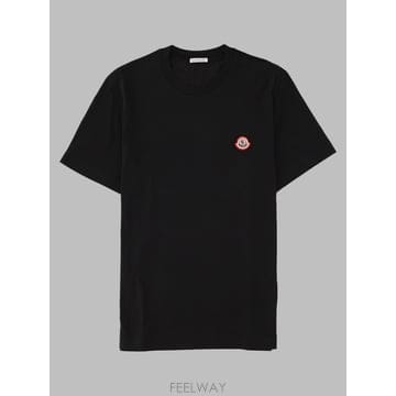 26 F/W 몽클레어 티셔츠 콘 패치 로고 L20918C00045_8 B0042274472