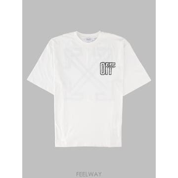 26 F/W 오프화이트 티셔츠 콘 로고 44MAA120_F26J00Y B0042279243