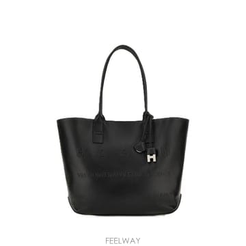 호간 HOGAN 어드레스 스몰 블랙 쇼핑 백 KBW01TA0200T B0302308020