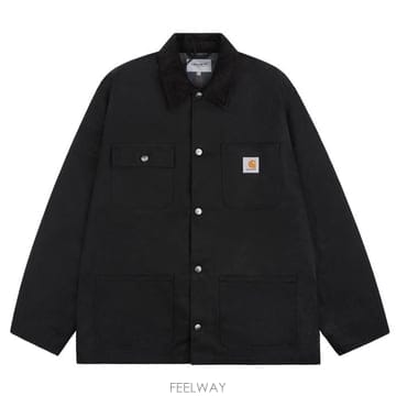 25FW 칼하트 I015261 00E01 로고 패치 미시간 코트