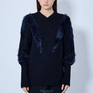26 FW 키코 코스타디노브 Macaw 텍스처 니트 스웨터 KKWAW26KN07 95