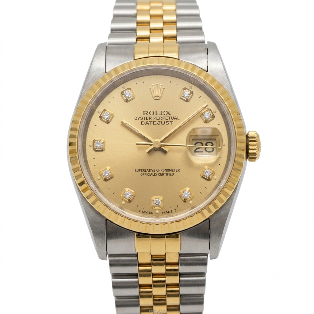 Rolex �ѷ��� 16233 18K���ο����޺� ������ 10P���̾� ��������Ʈ 36mm ���� �ð�aa67662�ѷ��� 16233 18K���ο����޺� ������ 10P���̾� ������