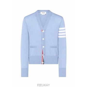 Thom Browne 26FW ����� 4�� �������̳ʺ� ���� �޸��� �� Ŭ���� ����� MKC002AY1014 482 LT BLU26FW ����� 4�� �������̳ʺ� ���� �޸��� �� Ŭ���� 
