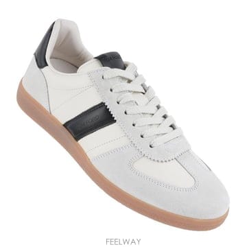 25FW 톰포드 J1584 LCL457N 5W013 스웨이드 스무스레더 T 스니커즈