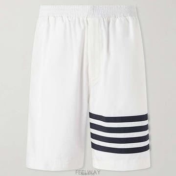 톰브라운 화이트 포바 스트라이프 쇼츠