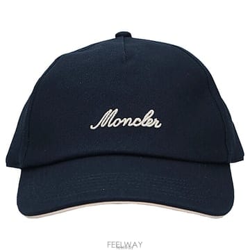 몽클레어 스크립트 로고 볼캡