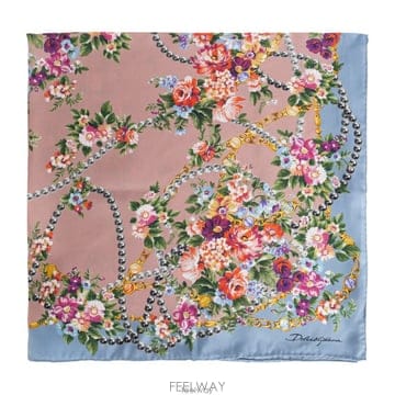 26 FW 돌체앤가바나 플로럴 프린트 스카프 HF5XK FN090RGDDLH