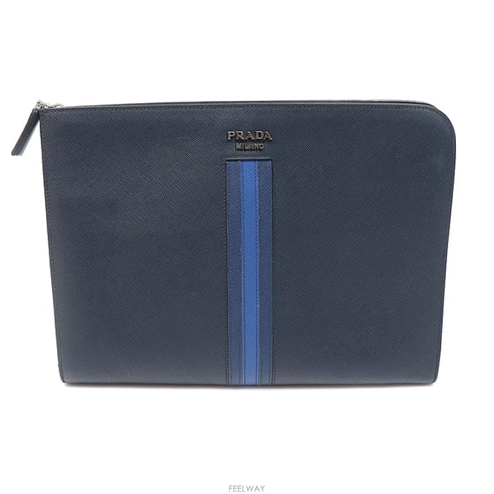 PRADA Prada(�����) 2VN003 ���̺� ���ǾƳ� Ʈ���� ��Ʈ������ Ŭ��ġPrada(�����) 2VN003 ���̺� ���ǾƳ� Ʈ���� ��Ʈ������
