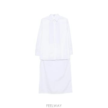 Alaia �˶��̾� Asymmetric cotton shirt 12219428962568 TP725557441�˶��̾� Asymmetric cotton shirt 12219428962568 TP7255