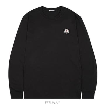 26SS 몽클레어 8G00051 809KR 999 로고 패치 코튼 스웨트셔츠
