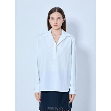 26 FW 막스마라 여성 팝린 칼라 셔츠 2621116121600 001 TP877327540