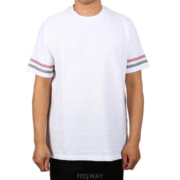 톰브라운 MJS204A J0046 100 스트라이프 반팔