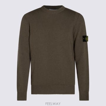 26FW 스톤아일랜드 울 스웨터 With 로고 L2S155100072S00A3V005G TP580320369