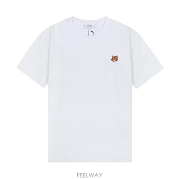26SS 메종키츠네 PW00113KJ7026 P100 폭스 헤드 레귤러핏 티셔츠