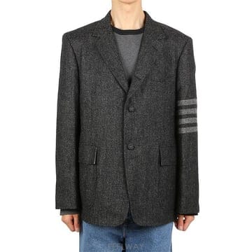 톰브라운 MJU560A 05385 025 사선 브레스트 울 자켓