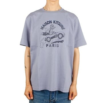 24SS 메종키츠네 MM00109KJ0118 P526 레이싱 폭스 콤포트 티셔츠